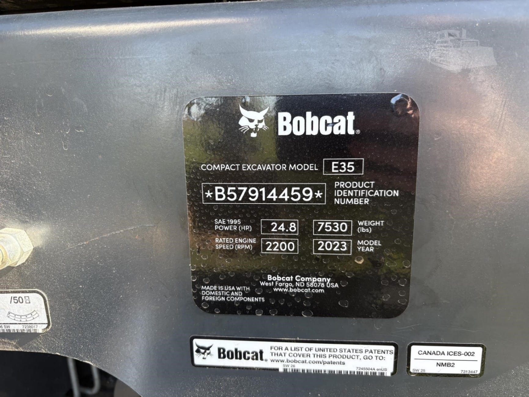 2023 Bobcat E35 Excavators for sale in Orchard, IA - listing photo 20 of 20