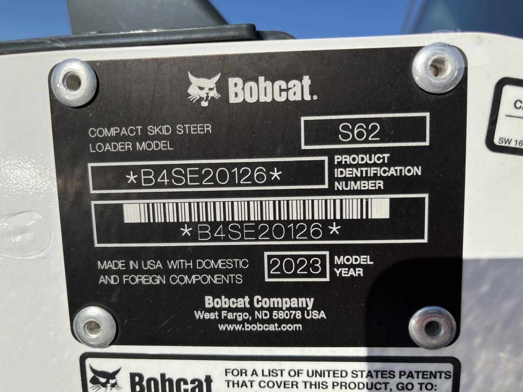 2023 Bobcat S62 Skid Steer Loaders for sale in York, NE - listing photo 3 of 8