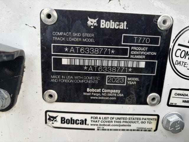 2023 Bobcat T770 Track Loaders for sale in Otley, IA - listing photo 2 of 8