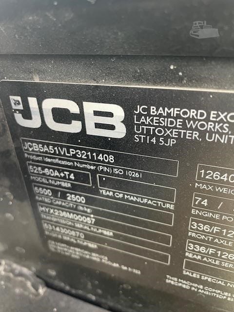 2023 JCB 525-60 AGRI Telehandlers Forklifts for sale in Kearney, NE - listing photo 7 of 7