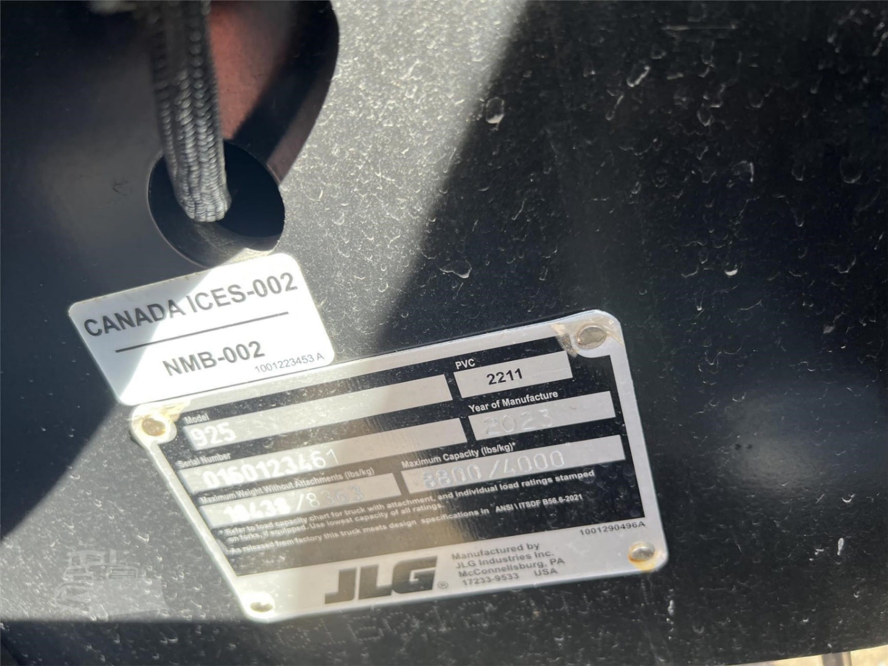 2023 JLG 925 Telehandlers Forklifts for sale in David City, NE - listing photo 3 of 7