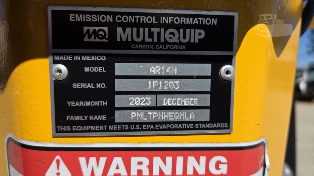 2023 Multiquip AR14H Smooth Drum Rollers for sale in Ashland, OH - listing photo 5 of 8