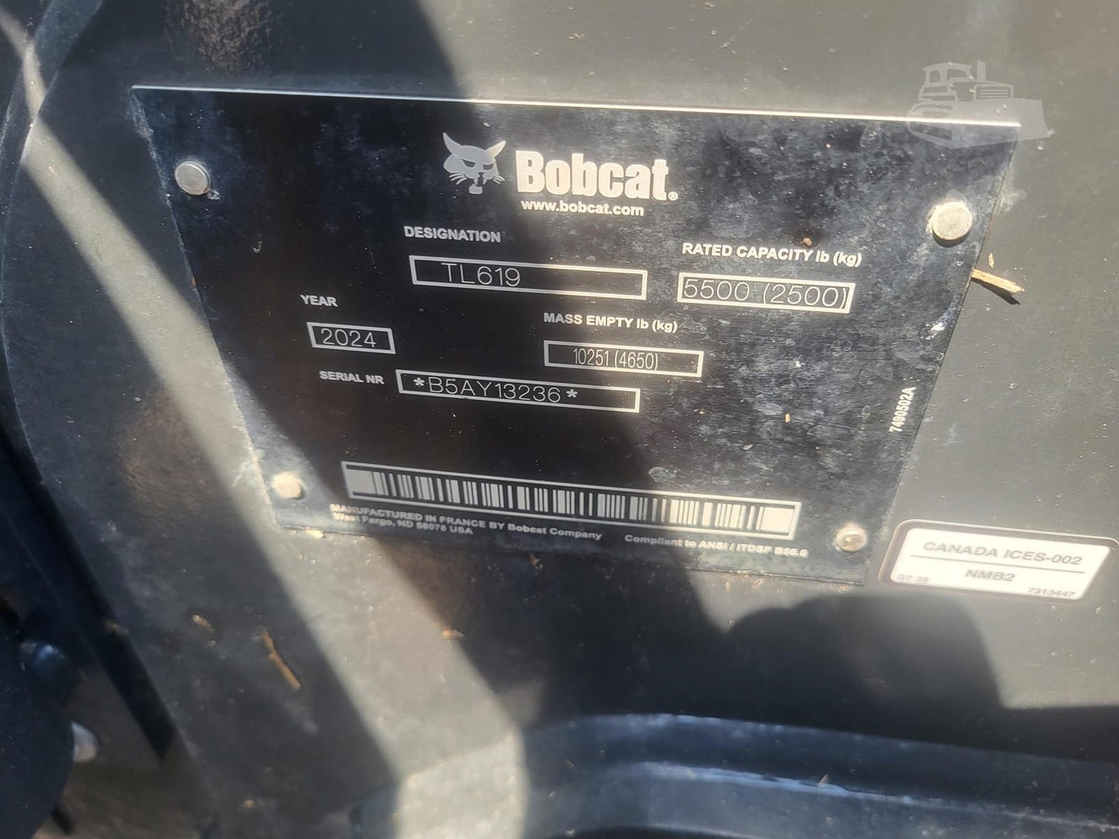 2024 Bobcat TL619 Telehandlers Forklifts for sale in Waukon, IA - listing photo 7 of 7