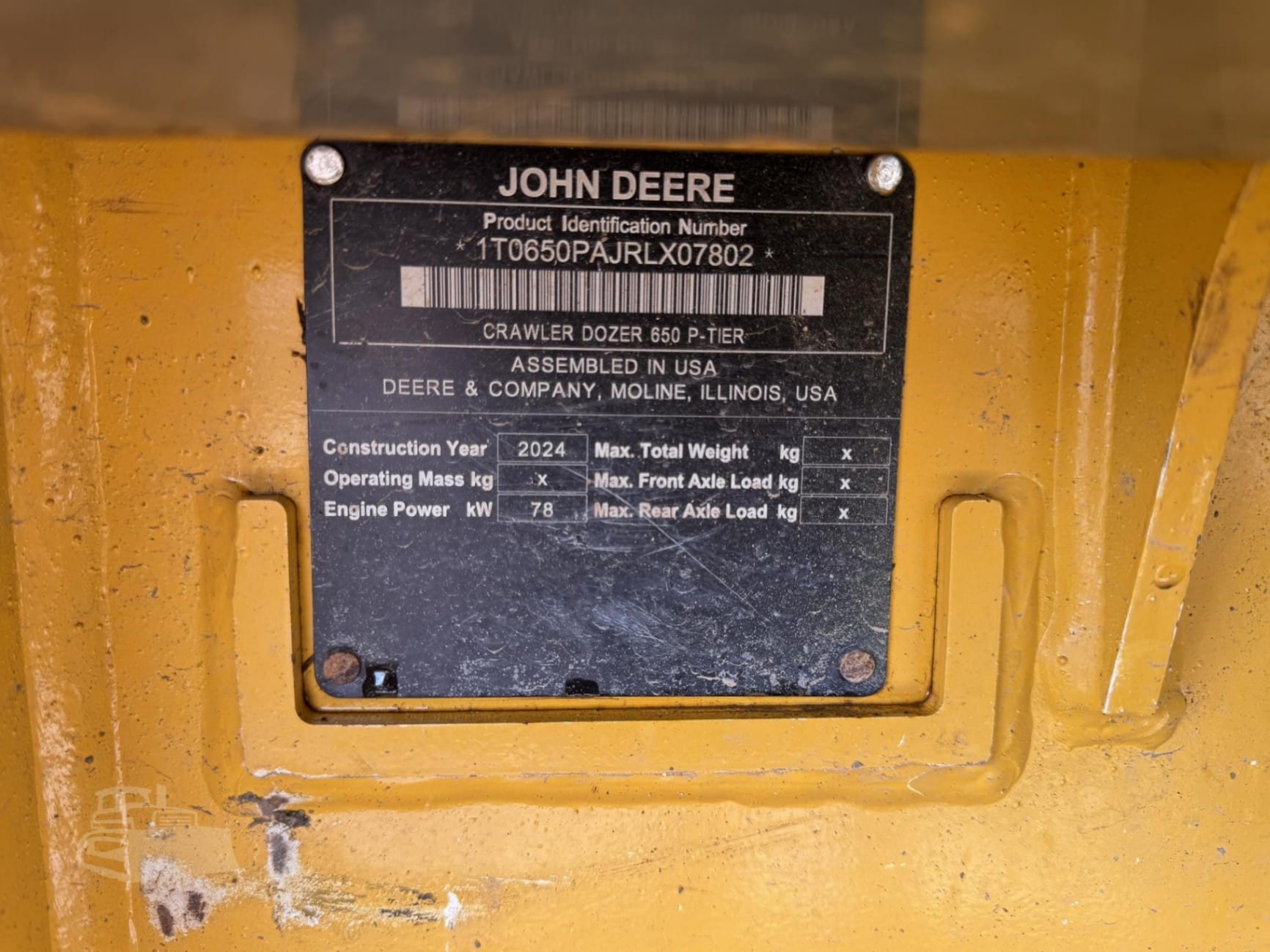 2024 John Deere 650 P-Tier XLT Dozers for sale in Sugarcreek, OH - listing photo 5 of 8