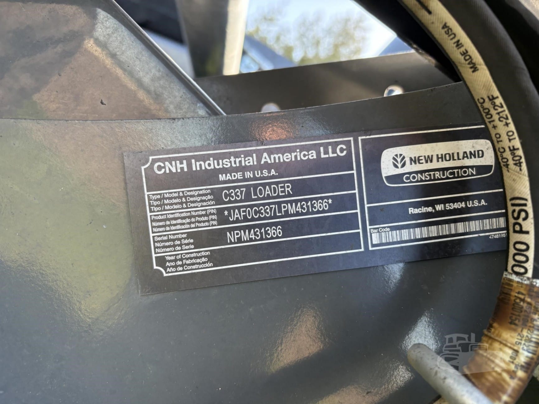 2024 New Holland C337 Track Loaders for sale in Orchard, IA - listing photo 9 of 16