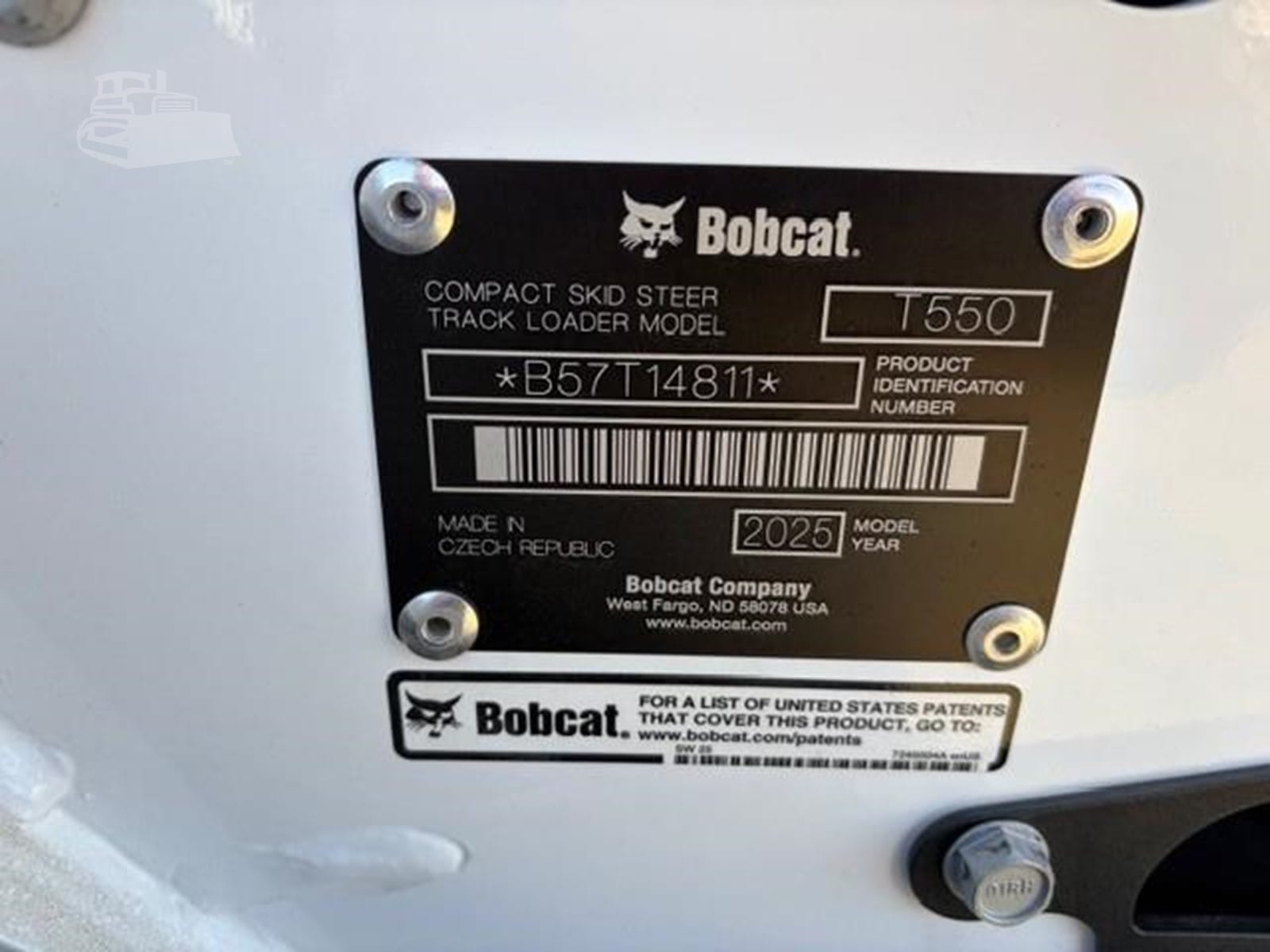 2025 Bobcat T550 Track Loaders for sale in Glenpool, OK - listing photo 7 of 7