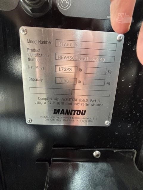 2025 Manitou MTA6034 S3 Telehandlers Forklifts for sale in Otley, IA - listing photo 6 of 6
