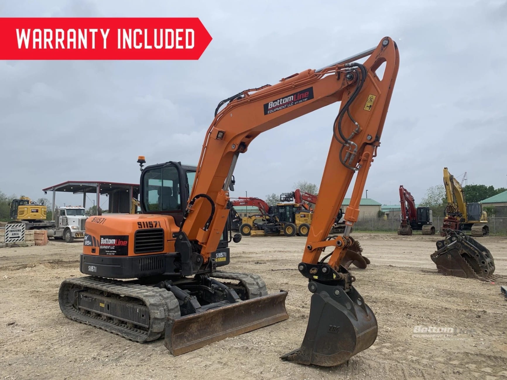2022 Doosan DX85R-3 Excavator | Beaumont, TX - View 6