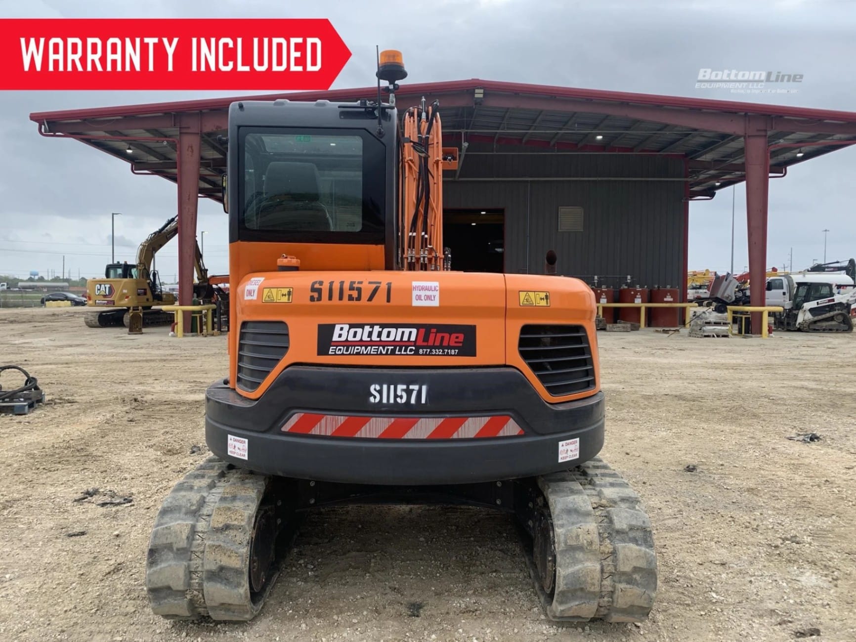 2022 Doosan DX85R-3 Excavator | Beaumont, TX - View 3