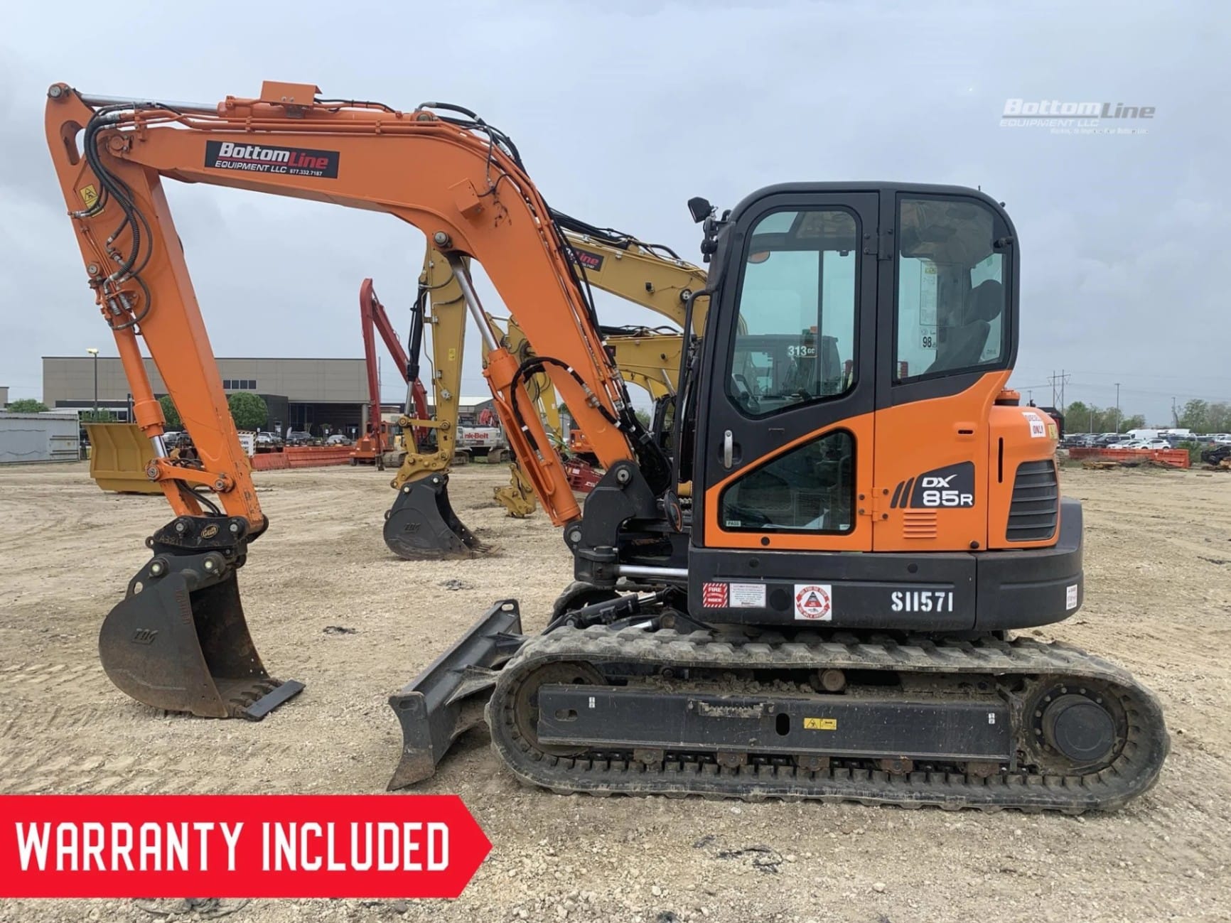 2022 Doosan DX85R-3 Excavator | Beaumont, TX - View 7